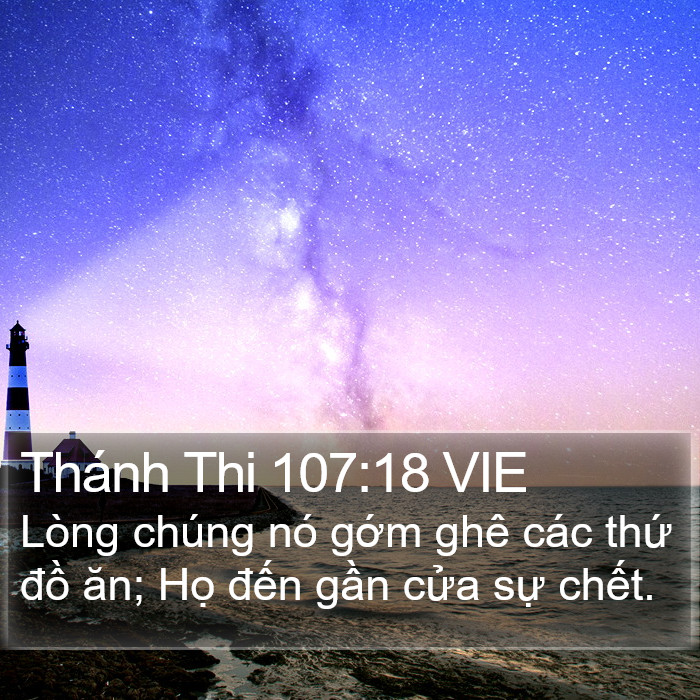 Thánh Thi 107:18 VIE Bible Study