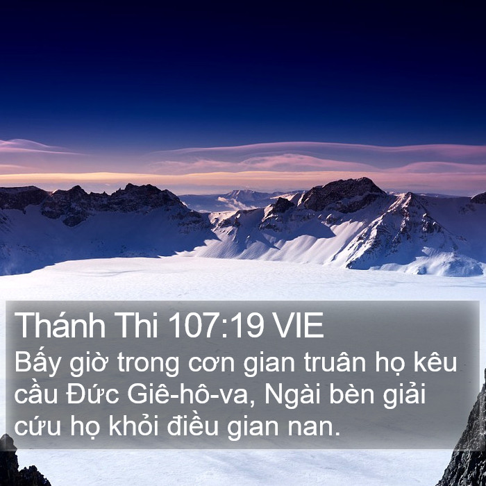 Thánh Thi 107:19 VIE Bible Study