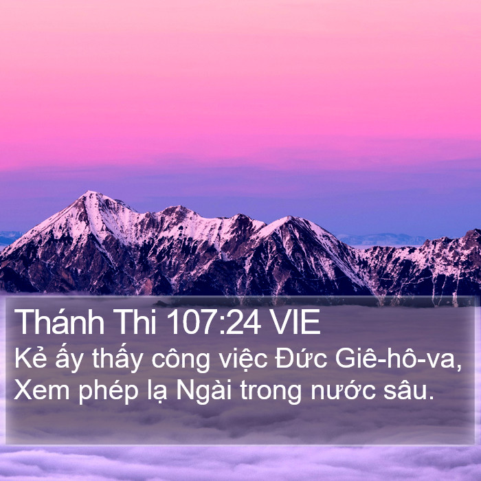 Thánh Thi 107:24 VIE Bible Study