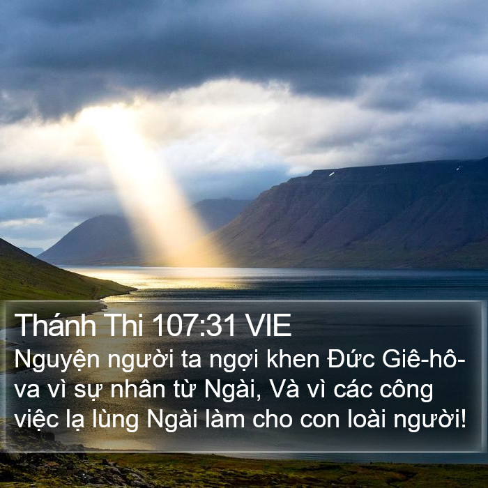 Thánh Thi 107:31 VIE Bible Study