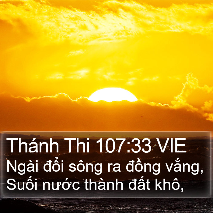 Thánh Thi 107:33 VIE Bible Study