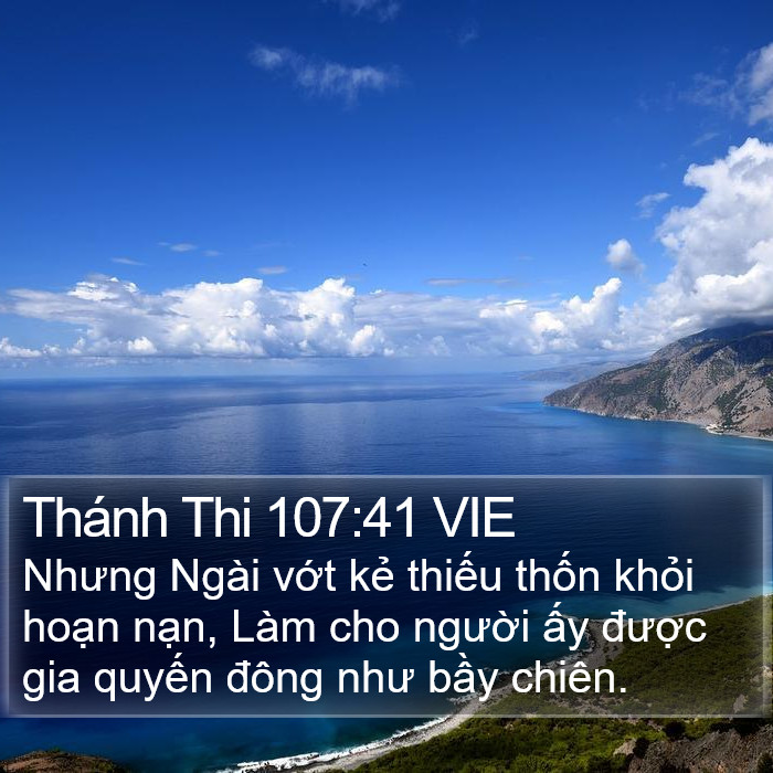 Thánh Thi 107:41 VIE Bible Study