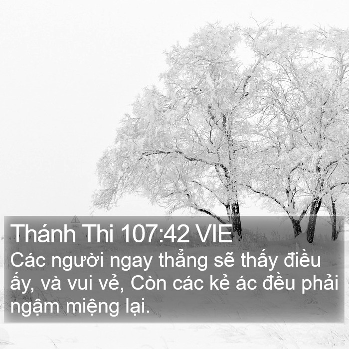 Thánh Thi 107:42 VIE Bible Study