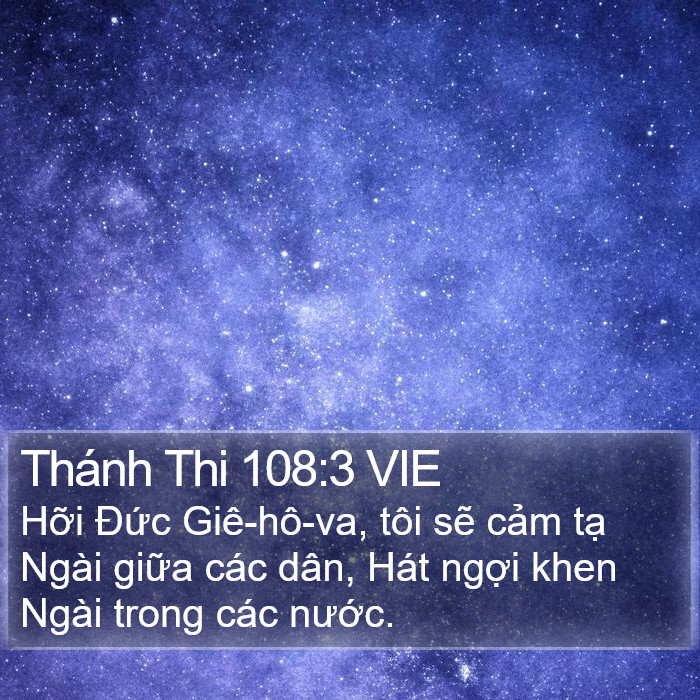 Thánh Thi 108:3 VIE Bible Study