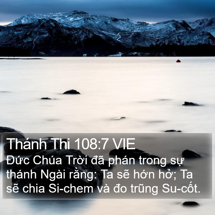 Thánh Thi 108:7 VIE Bible Study