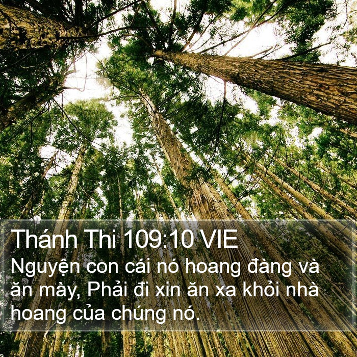 Thánh Thi 109:10 VIE Bible Study