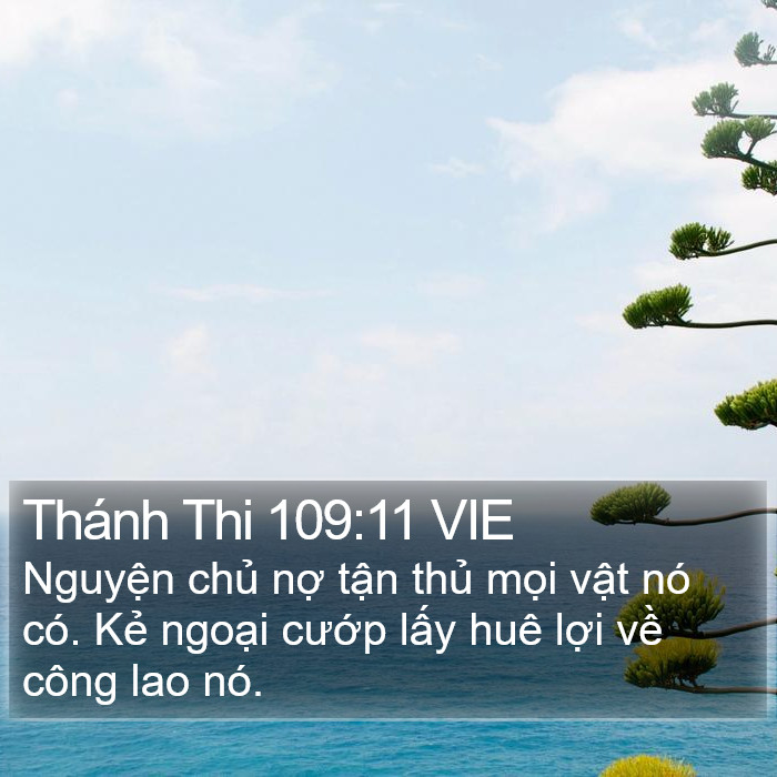 Thánh Thi 109:11 VIE Bible Study