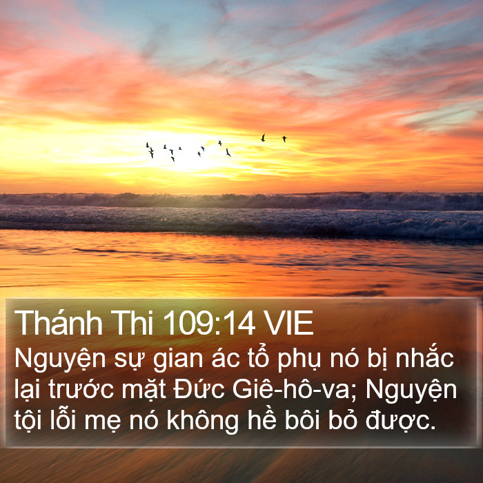 Thánh Thi 109:14 VIE Bible Study