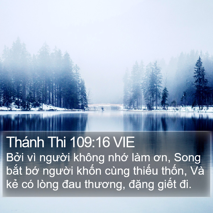 Thánh Thi 109:16 VIE Bible Study