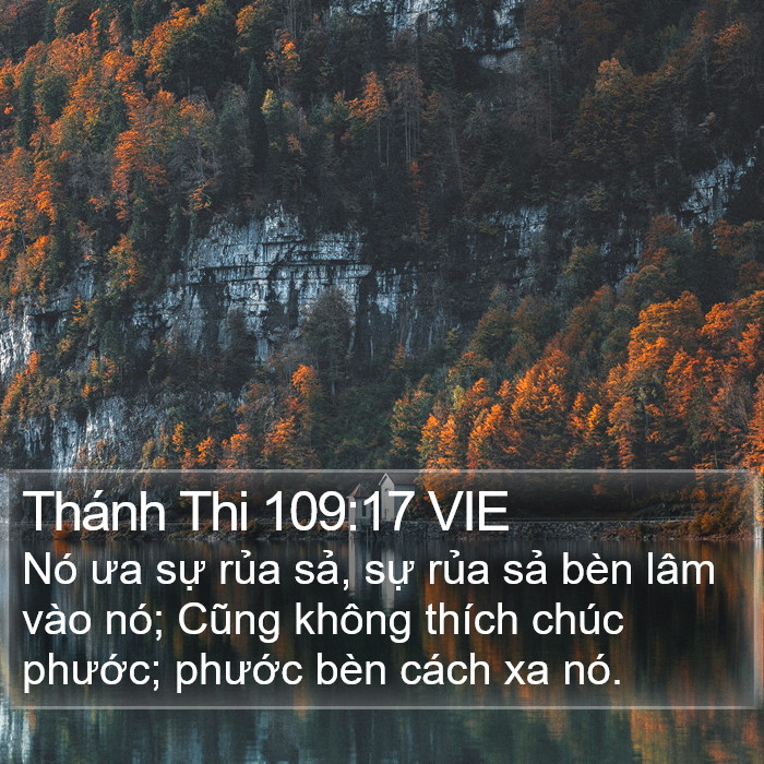 Thánh Thi 109:17 VIE Bible Study