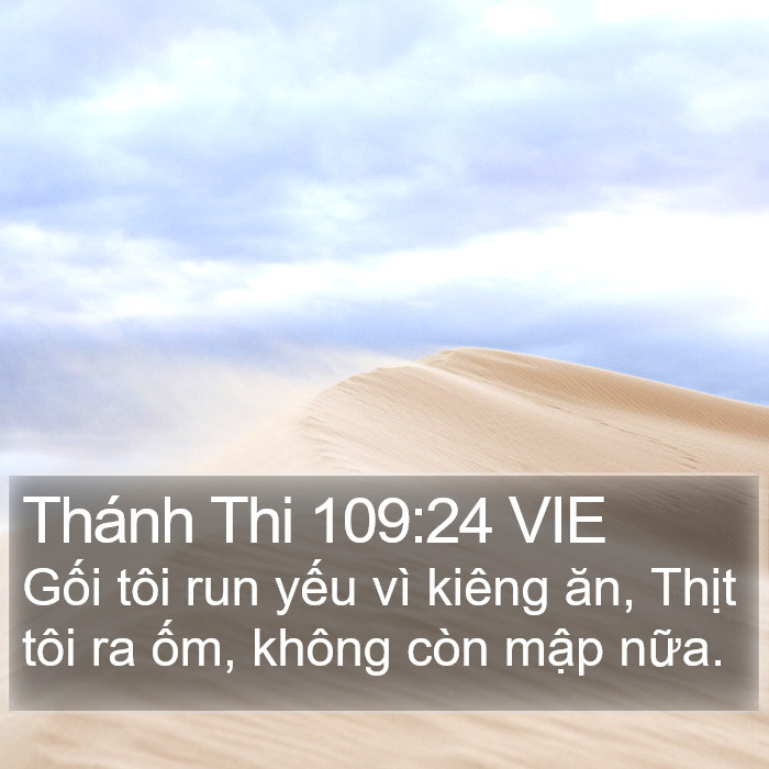 Thánh Thi 109:24 VIE Bible Study