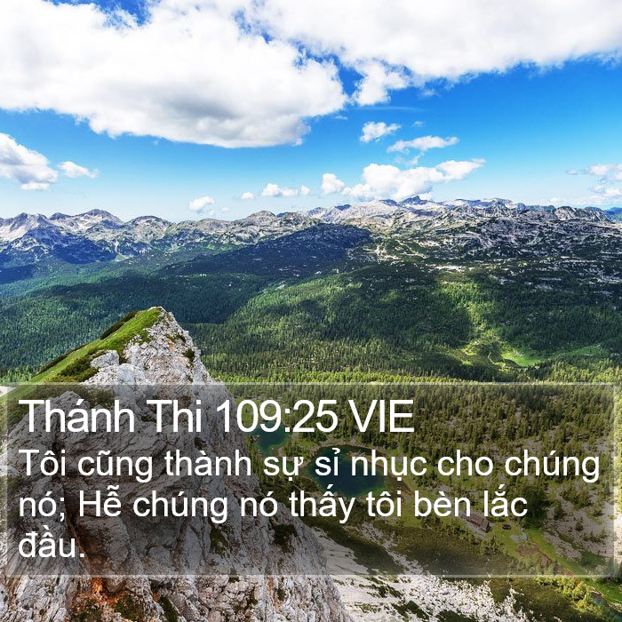 Thánh Thi 109:25 VIE Bible Study