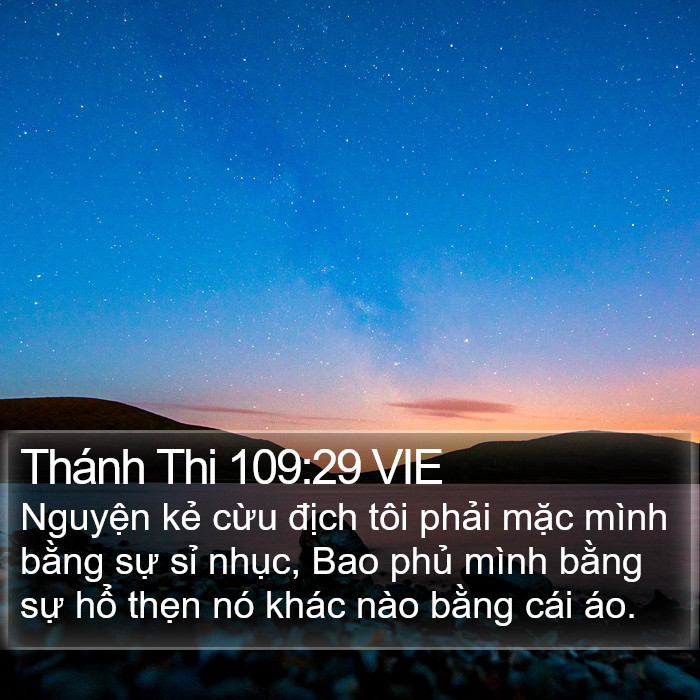 Thánh Thi 109:29 VIE Bible Study