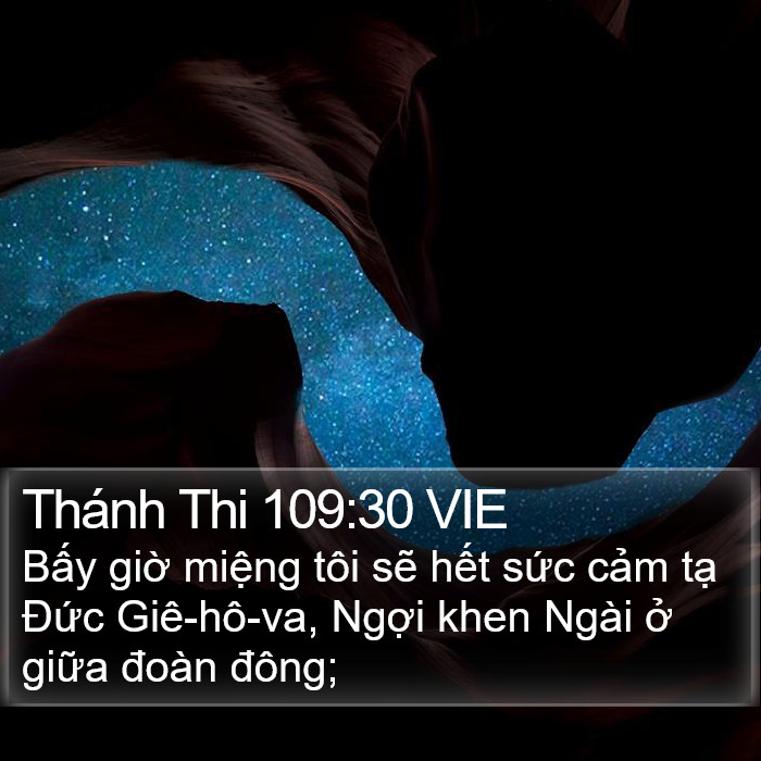 Thánh Thi 109:30 VIE Bible Study