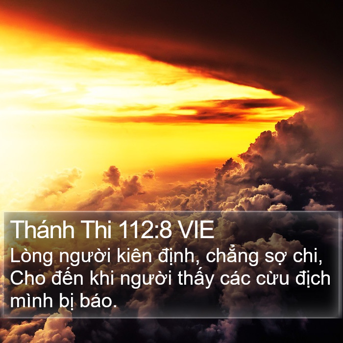 Thánh Thi 112:8 VIE Bible Study