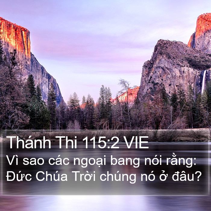 Thánh Thi 115:2 VIE Bible Study