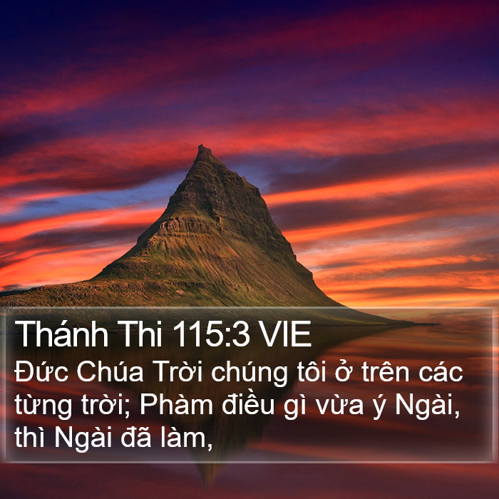 Thánh Thi 115:3 VIE Bible Study