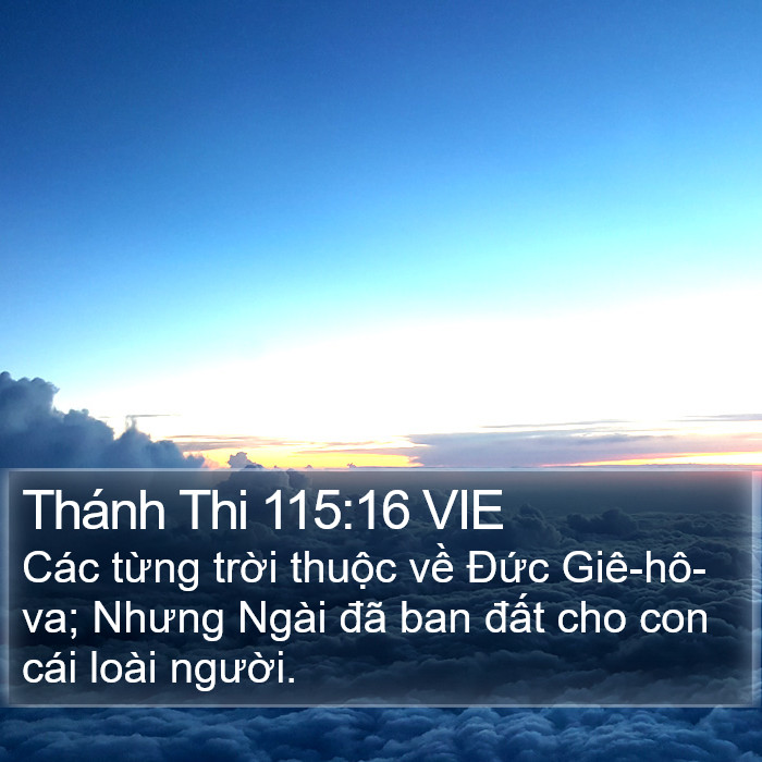 Thánh Thi 115:16 VIE Bible Study