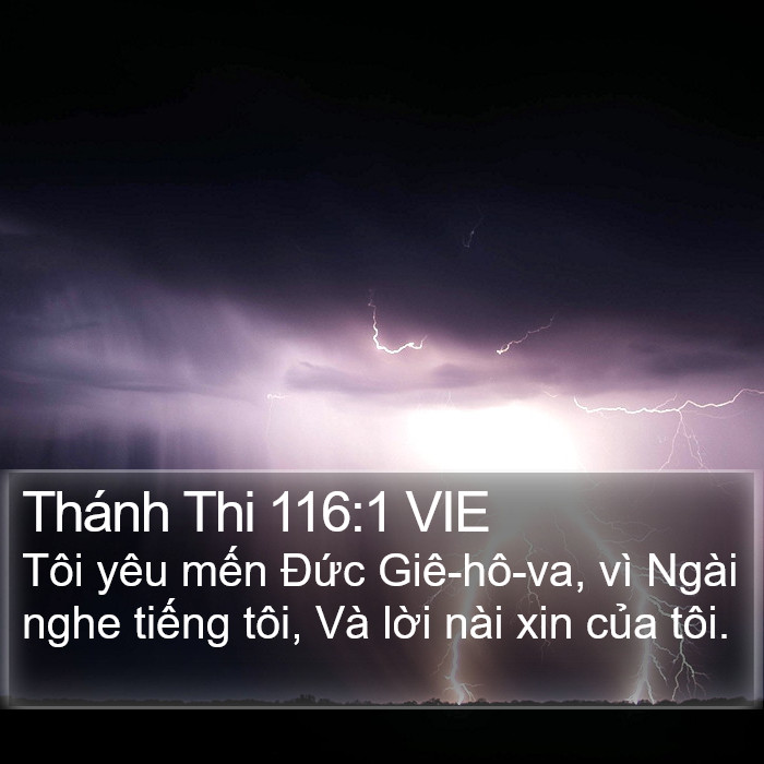 Thánh Thi 116:1 VIE Bible Study