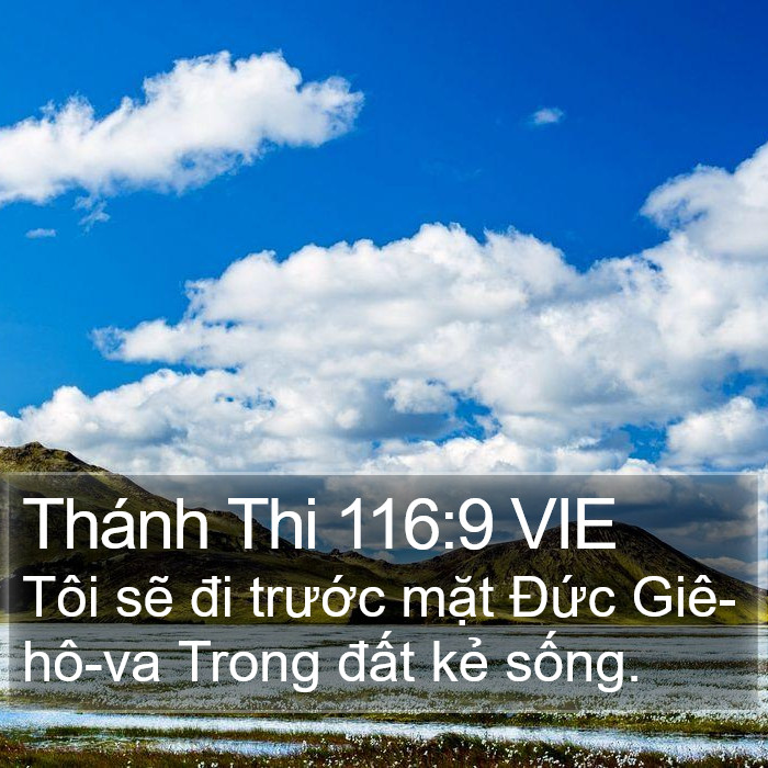 Thánh Thi 116:9 VIE Bible Study