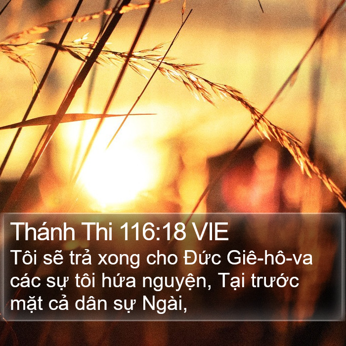 Thánh Thi 116:18 VIE Bible Study