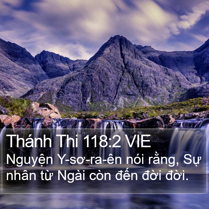 Thánh Thi 118:2 VIE Bible Study