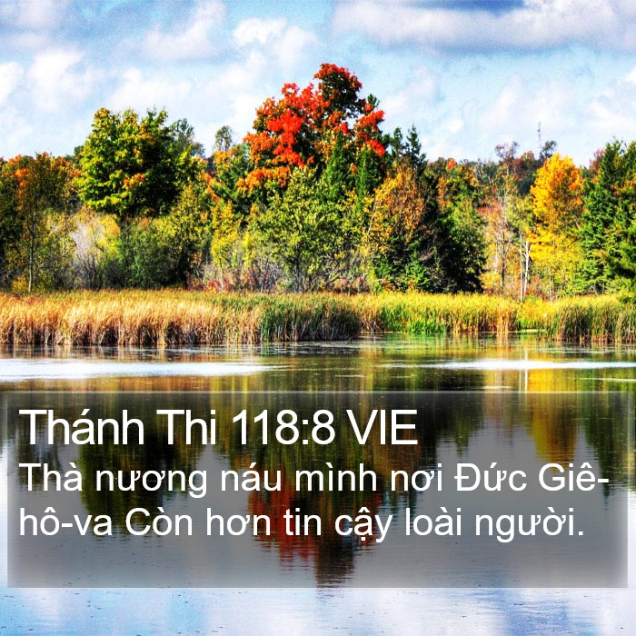 Thánh Thi 118:8 VIE Bible Study