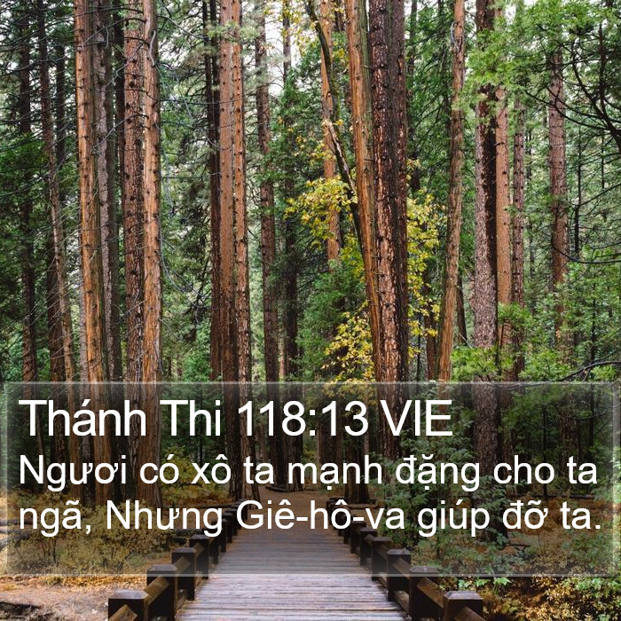 Thánh Thi 118:13 VIE Bible Study