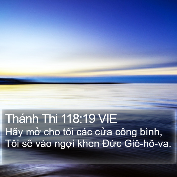Thánh Thi 118:19 VIE Bible Study