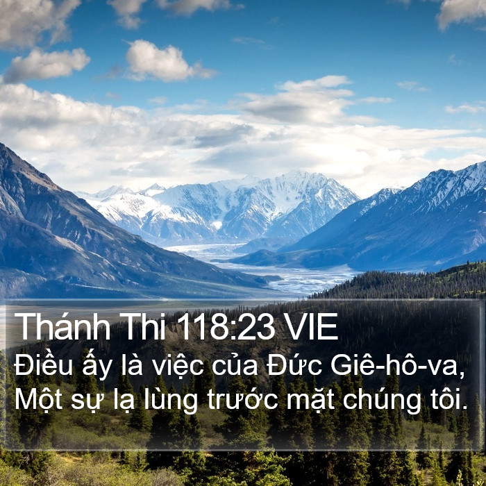 Thánh Thi 118:23 VIE Bible Study