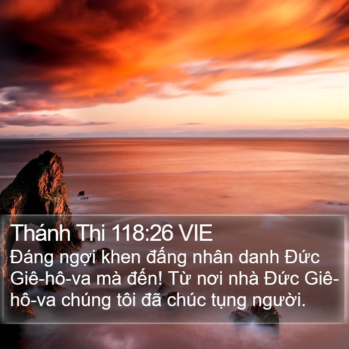 Thánh Thi 118:26 VIE Bible Study