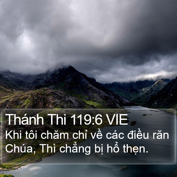 Thánh Thi 119:6 VIE Bible Study
