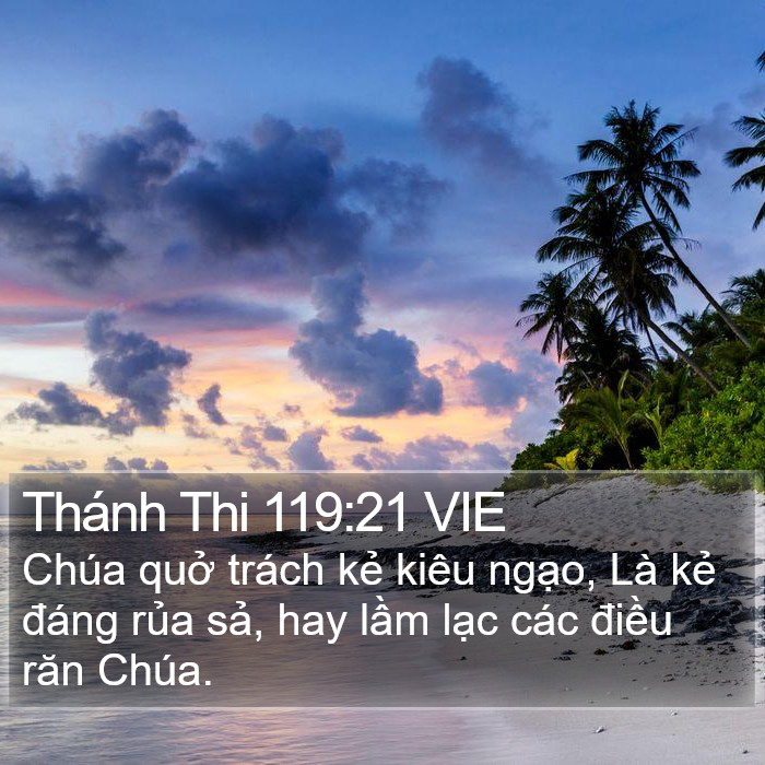 Thánh Thi 119:21 VIE Bible Study