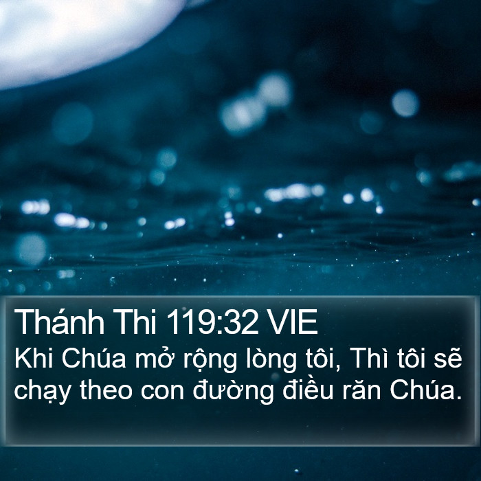 Thánh Thi 119:32 VIE Bible Study