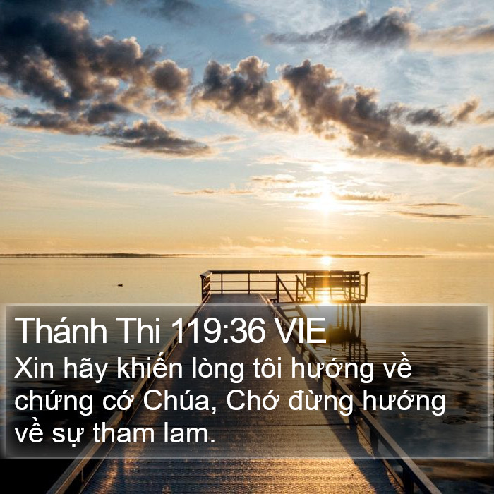 Thánh Thi 119:36 VIE Bible Study