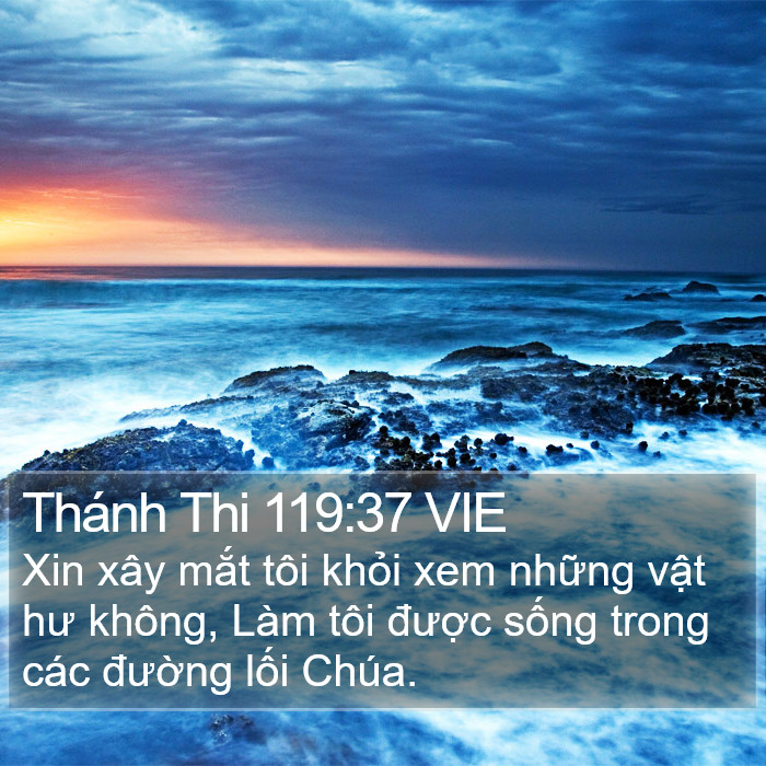 Thánh Thi 119:37 VIE Bible Study