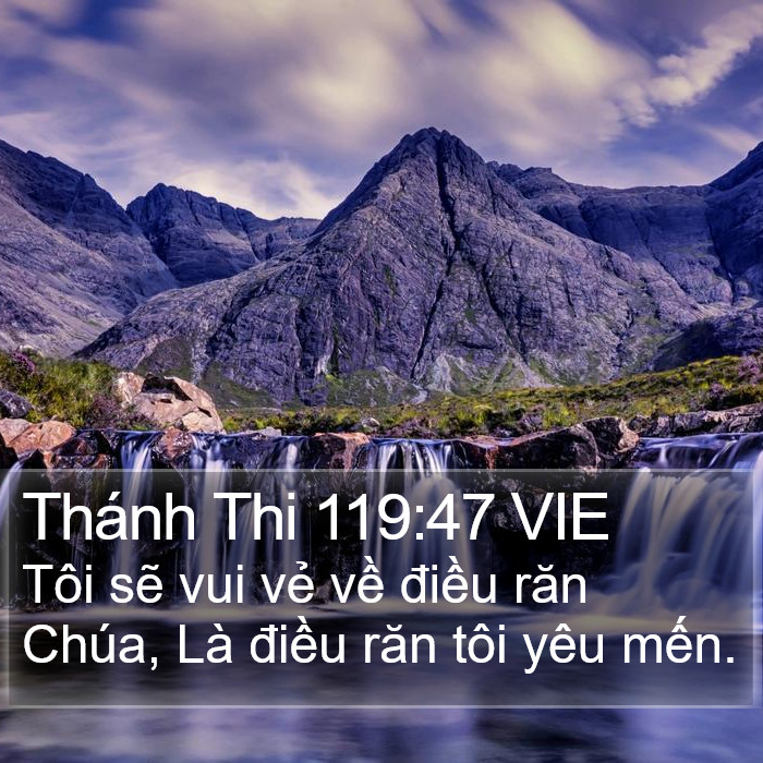 Thánh Thi 119:47 VIE Bible Study