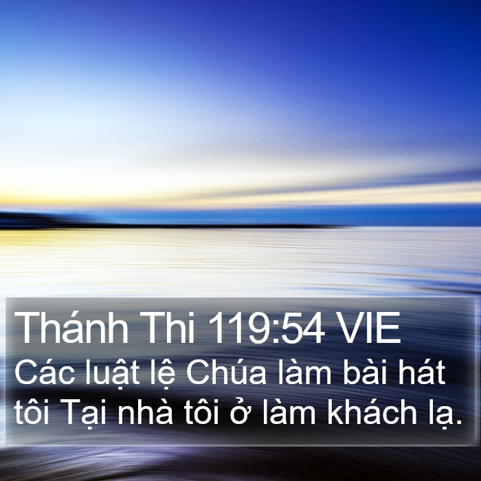Thánh Thi 119:54 VIE Bible Study