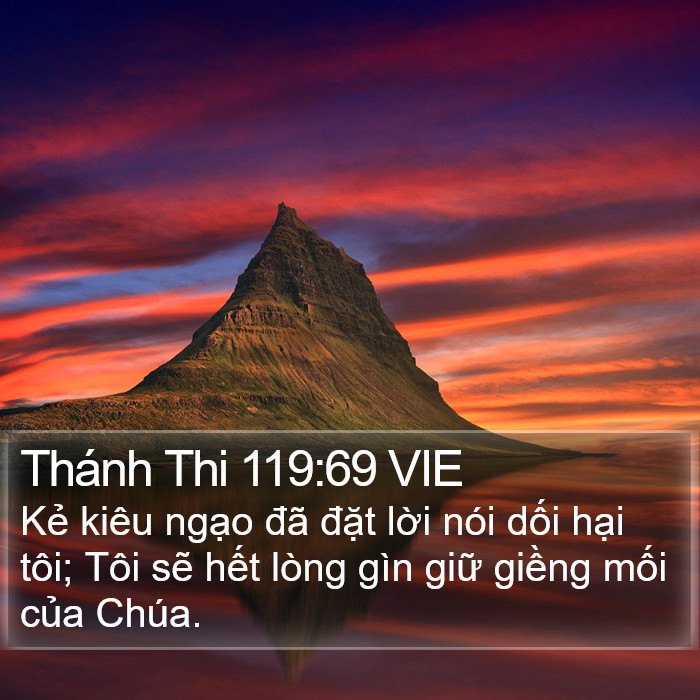 Thánh Thi 119:69 VIE Bible Study