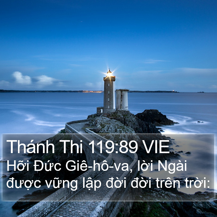 Thánh Thi 119:89 VIE Bible Study