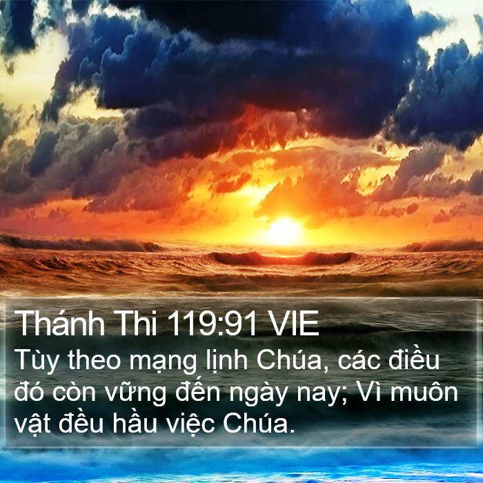 Thánh Thi 119:91 VIE Bible Study