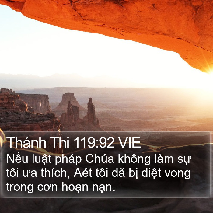 Thánh Thi 119:92 VIE Bible Study