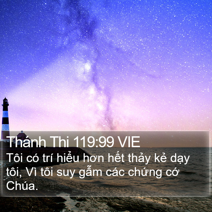 Thánh Thi 119:99 VIE Bible Study
