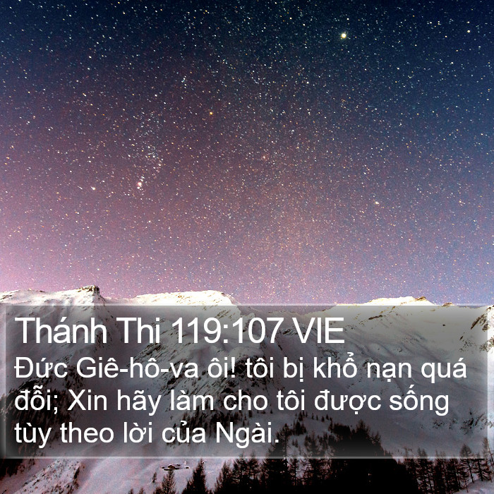 Thánh Thi 119:107 VIE Bible Study