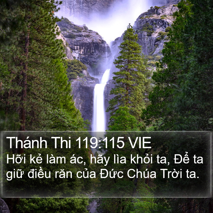 Thánh Thi 119:115 VIE Bible Study