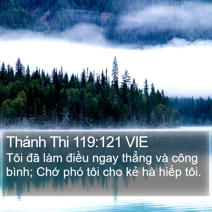 Thánh Thi 119:121 VIE Bible Study