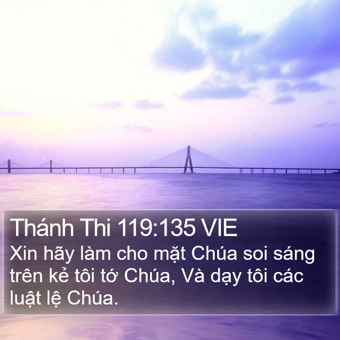 Thánh Thi 119:135 VIE Bible Study