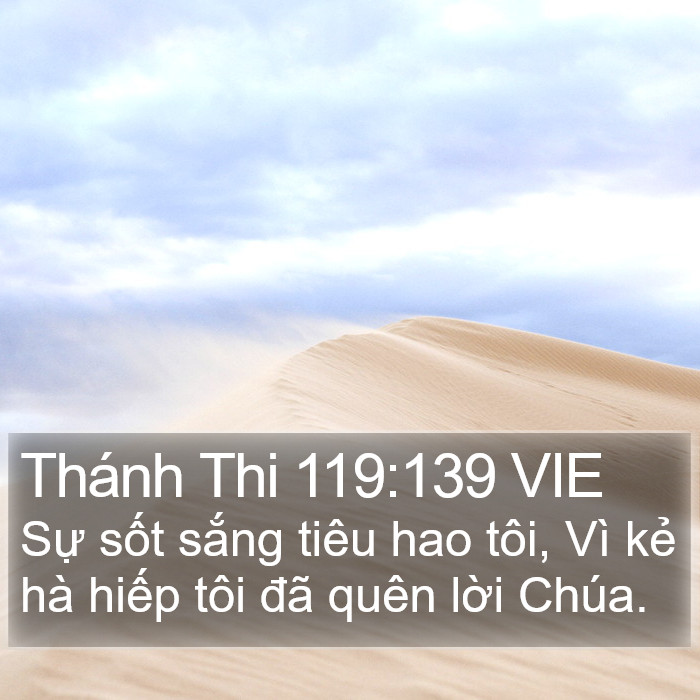 Thánh Thi 119:139 VIE Bible Study