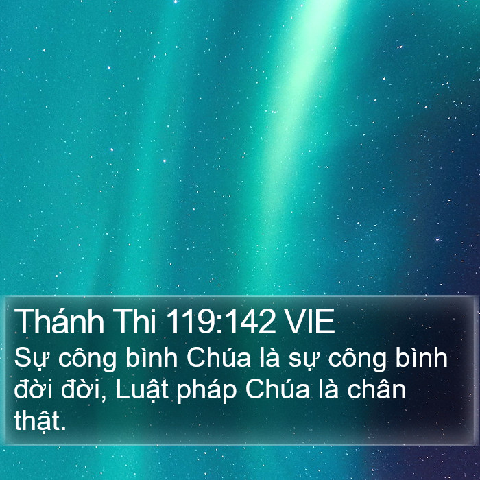 Thánh Thi 119:142 VIE Bible Study