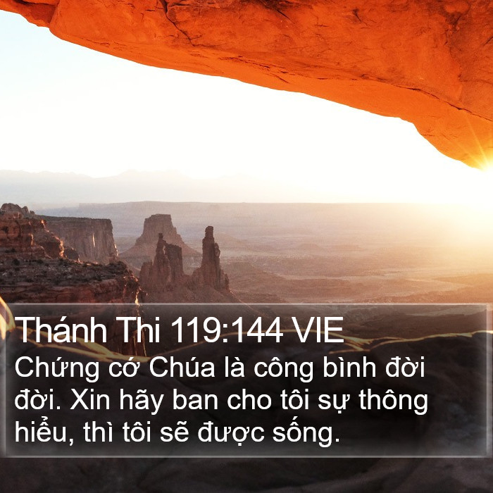 Thánh Thi 119:144 VIE Bible Study
